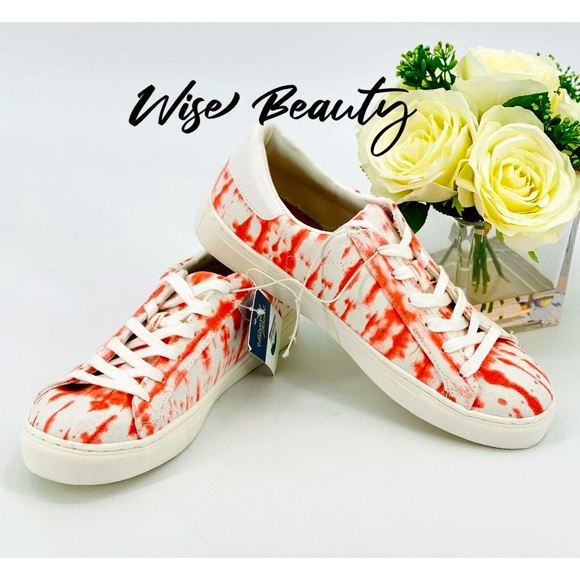 Universal Thread Shoes - NEW Women’s Ingrid Sneaker Size 10 Casual Shoe Coral Tie Dye Universal Thread
